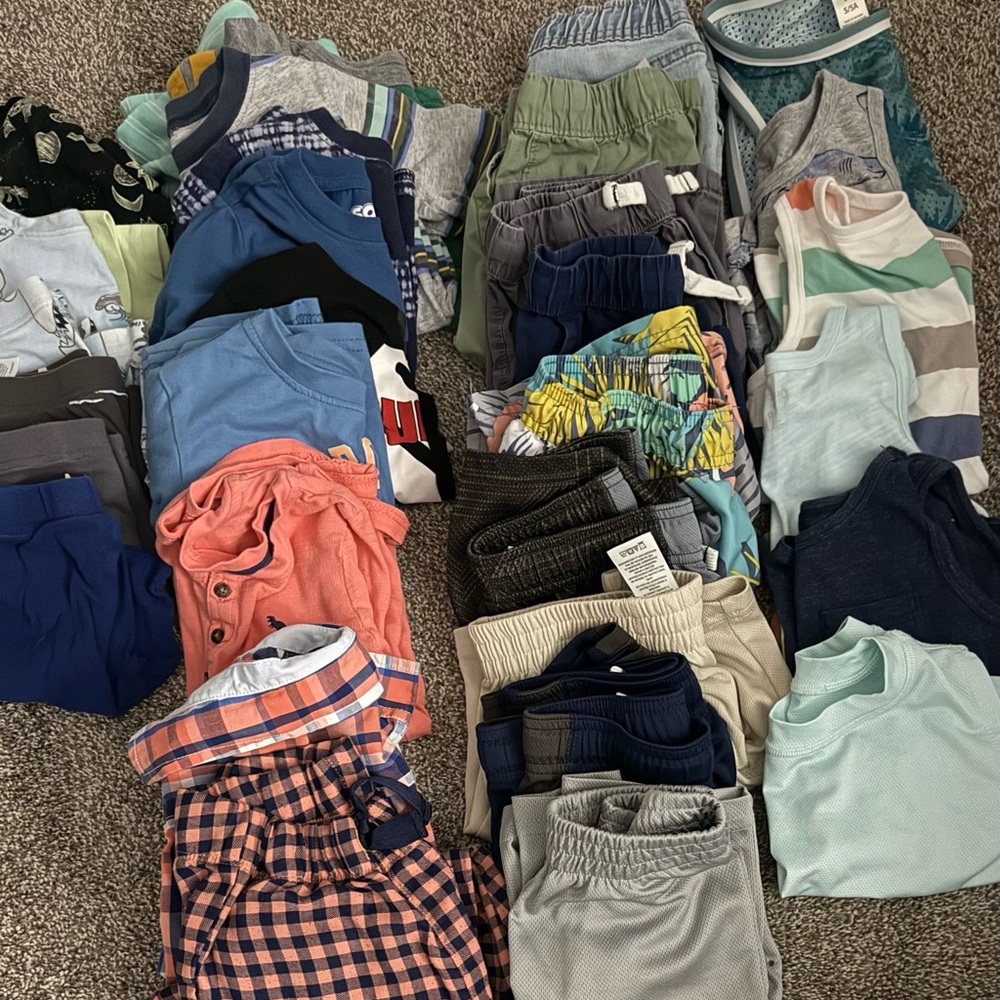 Puma Kids Clothing Set - Blue, Green, Gray